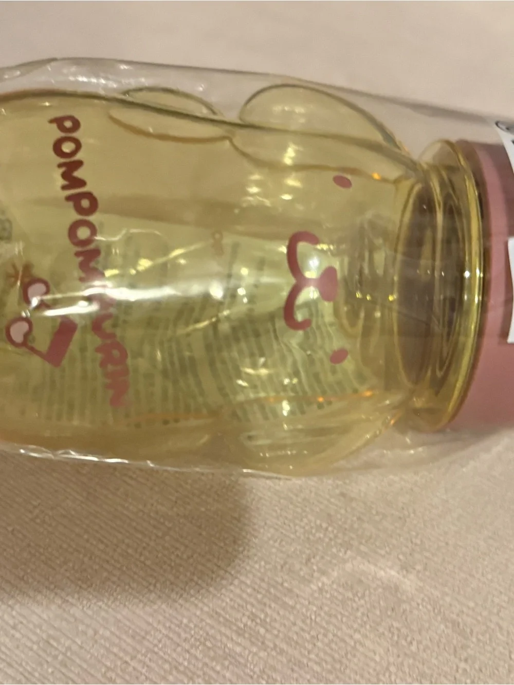 Sanrio Pompompurin Clear Bottle